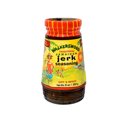 Walkerswood Traditional Jamaican Jerk Seasoning, Hot & Spicy, 10 oz